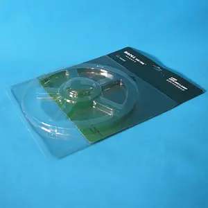 التشكيل الحراري pet الشفاف انزلاق بلاستيكي ذاتي الغلق أداة حزمة نفطة للأجهزة