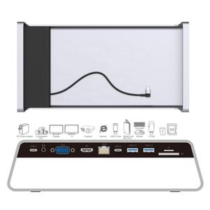 Base de Conexión Tipo C <span class=keywords><strong>11</strong></span> en 1 con 2 USB 3.0, 2 USB-C, Ranuras para Tarjetas TF y SD, HDTV, VGA, Audio 3.5, RJ45 y Cargador Inalámbrico - Product Image 5
