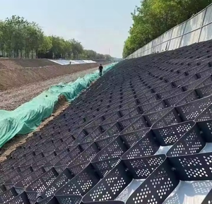 HDPE Geocells Gravier Stabilisateur Grille Geocell Mur de soutènement Pavé <span class=keywords><strong>Allée</strong></span> - Product Image 6