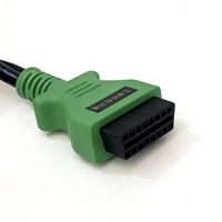 Escáner Pros KM100 de 12V y Arnés de Diagnóstico 6 en 1 para Compresor de Aire Acondicionado de Vehículos Eléctricos, Cable 1 a 13, para Autel Launch, 1 Año de Garantía