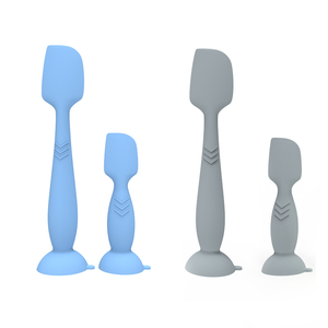 Recién llegado, espátula de pasta de trasero de bebé de silicona Flexible suave, aplicador de espátula de pañal personalizado de fábrica, 2 tamaños, herramientas de repostería para hornear - Product Image 4