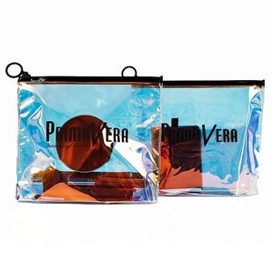 Sac cosmétique holographique en PVC laser, sac de voyage brillant iridescent pour filles, sac à fermeture éclair, bijoux, hologramme, petite pochette à fermeture éclair - Product Image 2