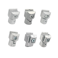 Connecteur intérieur à 90 degrés en aluminium pour tube Lean, raccord sans soudure pour tube Lean de 28 mm