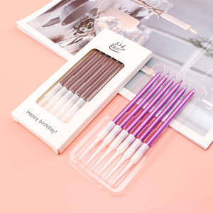 Decorazione all'ingrosso della torta del bambino di colore della fabbrica a spirale candele di compleanno paraffina cera per bambini decorazioni del partito - Product Image 4