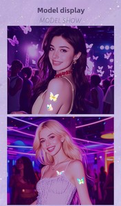 Pegatinas de Tatuajes Fluorescentes con Temática de Mar y Mariposas, Logotipo Personalizable de Lujo para Festivales de Música y Conciertos - Product Image 6