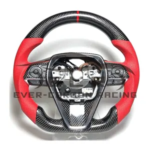 Ever-Carbon Racing ECR High Quality Customized Carbon Fiber Steering Wheel For Toyota Camry 2017 -2019
