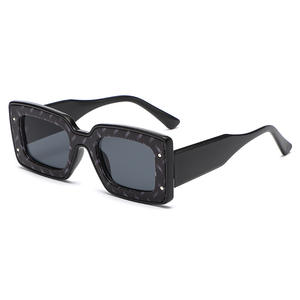 Lunettes de soleil carrées pour femmes LH011, verres PC UV400, style Instagram, tendance, protection solaire extérieure - Product Image 5