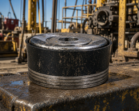 Piston de pompe à boue industrielle SINOTAI, pièces de fond de moulinet de forage, moyeu de piston en caoutchouc personnalisé pour l'exploration pétrolière et gazière, exportation