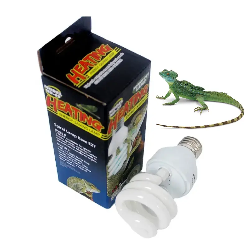 Lampe compacte uvb 5.0 10.0 UVB 13w 26w ampoule de reptile uv fluorescente