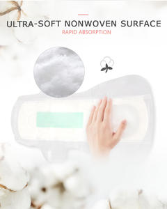 Toalla sanitaria OEM <span class=keywords><strong>100</strong></span>% de <span class=keywords><strong>algodón</strong></span> orgánico suave natural para mujer - Product Image 4