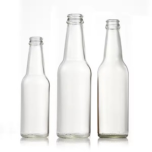 Vente en gros <span class=keywords><strong>20</strong></span> CL vide bouteille de bière transparente pour emballage bouteille en verre avec bouchons couronne bouteille de bière 200 ml - Product Image 5