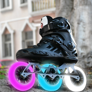 Patins à roulettes <span class=keywords><strong>de</strong></span> vitesse pour hommes adultes Ruidongle, 3 roues, patins <span class=keywords><strong>de</strong></span> course professionnels, patins à roulettes <span class=keywords><strong>de</strong></span> rue en plein air - Product Image 2