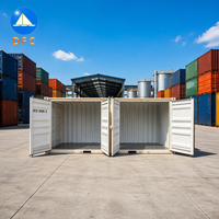 Conteneur maritime préfabriqué de 20 pieds avec porte latérale entièrement ouvrante, sécurité renforcée, prix compétitifs, taille sur mesure pour terminal maritime