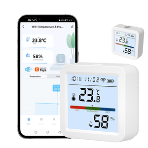 Termómetro e Higrómetro WIFI Inteligente Tuya, con Batería AAA, Sensor Inalámbrico de Temperatura y Humedad para Hogar Inteligente - Product Image 1