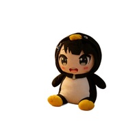 Peluche Adorable Petit Pingouin Qui Cricra et Se Balancarde, Poupée en Polyester Thème Anime, Rembourrage Coton PP, 28/40cm, Idéal pour Fête d'Anniversaire 14 ans et plus