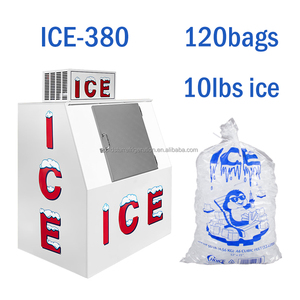 Station-service en acier à porte unique vente en gros sac de glace extérieur ventilateur de réfrigérateur mode de refroidissement glacière et support de bloc - Product Image 4