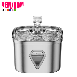 Capteur <span class=keywords><strong>automatique</strong></span> 304 en acier inoxydable silencieux pour animaux de compagnie distributeur d'eau intelligent Filtration <span class=keywords><strong>chat</strong></span> fontaine mangeoire à eau bol d'eau pour animaux de compagnie - Product Image 1