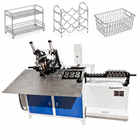 Machine de cintrage de fil d'acier CNC entièrement automatique avec soudage bout à bout pour fil de 2 à 6 mm, dotée d'un moteur PLC et d'un service de découpe sur mesure