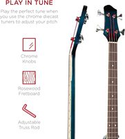 Huasheng OEM Top Instruments de musique professionnels 6 cordes guitare acoustique bleue pour étudiant adulte débutant