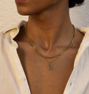 Inspire <strong>Jewelry</strong> Stainless Steel Fashion <strong>Jewelry</strong> Cut Out Bamboo Necklace Gifts for Unisex <strong>High</strong>-<strong>end</strong> Custom <strong>Jewelry</strong> - Product Image 2