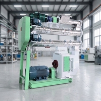 Ligne de production automatique de granulés d'aliments pour animaux LUODATE 10-25TPH pour l'élevage, la volaille et les aliments aquatiques, usine de fabrication certifiée CE ISO