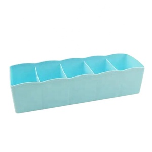 5 Grid Plastic Organizer <strong>Storage</strong> <strong>Box</strong> <strong>Tie</strong> Bra Socks Drawer Cosmetic Divider Small Item <strong>Storage</strong> <strong>Box</strong> - Product Image 3