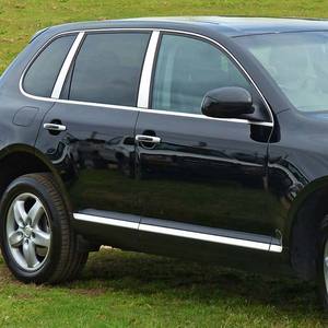 Pare-soleil de fenêtre fumé pour Cayenne 2003-2021, en acrylique, à coller, protection contre la pluie, 4 pièces - Product Image 6