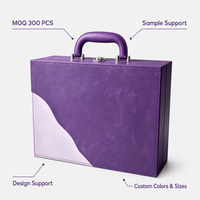 Caja de Regalo, Caja para Llaves, Caja de Archivo de PU Personalizable con Logotipo, Fabricada en Yiwu, Servicio Profesional de Personalización para Inmobiliarias