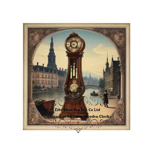 <span class=keywords><strong>Horloge</strong></span> pendule grand-père à l'<span class=keywords><strong>ancienne</strong></span> salon silencieux alimenté par batterie ou 31 jours à clé à remontage mécanique - Product Image 5
