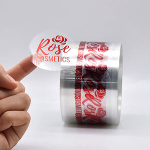 Autocollant transparent auto-adhésif pour parfum, estampage à chaud, feuille d'or transparente, autocollants en vinyle avec logo - Product Image 5