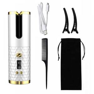 <span class=keywords><strong>Fer</strong></span> <span class=keywords><strong>à</strong></span> Boucler <span class=keywords><strong>sans</strong></span> <span class=keywords><strong>Fil</strong></span> Automatique Rechargeable USB avec Écran LCD, Onduleur Profond Rotatif Chauffage Rapide pour Utilisation Domicile et Hôtel - Product Image 6