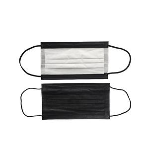 Grosir Pabrik masker wajah hitam sekali pakai 3 lapisan masker bedah hitam sekali pakai masker bedah - Product Image 1