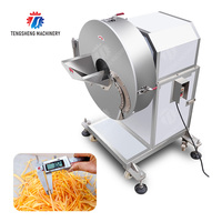 Fastfood Restaurant Aardappel Tomaat Snijmachine Automatische Chips Maken Machine Groentesnijmachine