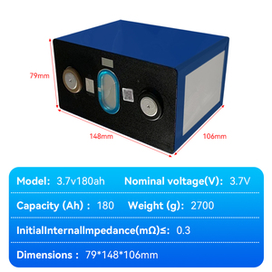 แบตเตอรี่ลิเธียม NMC 3.7v 58ah 60Ah 62Ah 153ah 180ah 234ah 280ah แบตเตอรี่แบบชาร์จได้ แบตเตอรี่ลิเธียมไอออน - Product Image 4