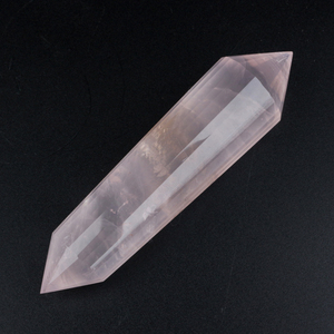 Points de Vogel en cristal de quartz à 24 facettes, 12 et 24 faces, en quartz clair et quartz rose - Product Image 4