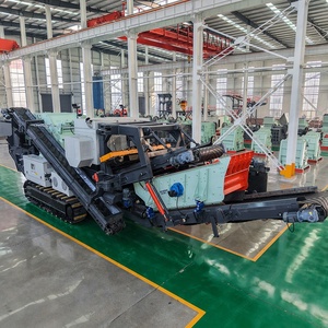 Equipamento de Britagem Montado em Esteira de Grau Industrial Profissional para Produção de Agregados de Pedra, Britador de Impacto sobre Esteira - Product Image 3
