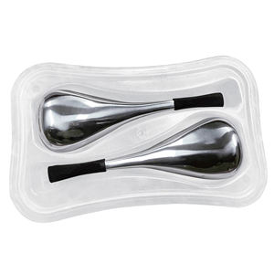 Эргономичная Серебряная Крио-палочки для лица, холодная катушка, ложка для льда, ложка для успокаивания и подтяжки кожи и лица - Product Image 1