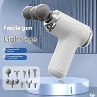 Mini pistolet de massage portable à percussion pour tissus profonds, masseur musculaire 6 vitesses 3200 tr/min pour le cou, le dos, les épaules, la récupération sportive et la thérapie