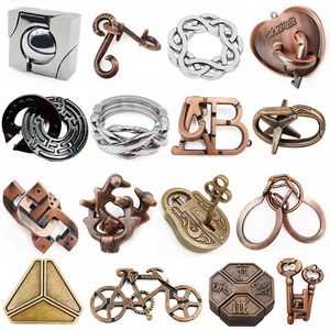 <span class=keywords><strong>Métal</strong></span> magique 3 pièces ensemble bricolage démêlage déverrouillage jouets imbriqués IQ logique Test <span class=keywords><strong>casse</strong></span>-<span class=keywords><strong>tête</strong></span> pour adultes enfants puzzles déconcertants - Product Image 5