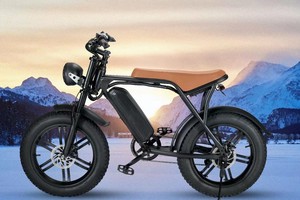 จักรยานเสือภูเขาไฟฟ้าแบบย้อนยุค ยางอ้วน 750w - Product Image 3