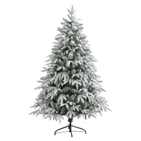 Árbol de nieve de navidad para decoración del hogar, árbol de navidad Artificial de PVC con flocado, arbol de navidad, gran oferta