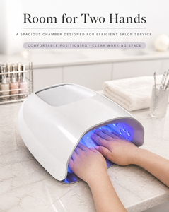 Lampe à ongles UV LED sans fil rechargeable 128W, sécheuse à ongles en gel professionnelle, 42 LED, double longueur d'onde 365/405nm, machine de polymérisation - Product Image 4