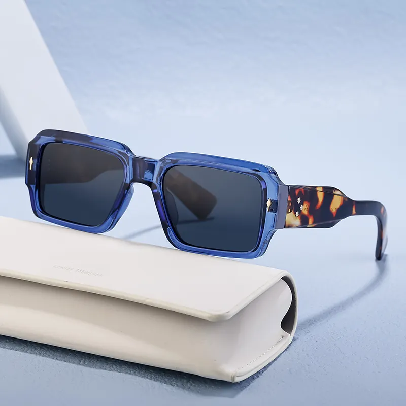 Partagas 2024 moda alla moda Logo personalizzato Designer rettangolo telaio polarizzato UV400 tonalità occhiali da sole occhiali da sole per le donne degli uomini
