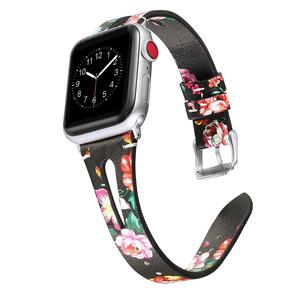 Leather <span class=keywords><strong>Watch</strong></span> Strap Band For <span class=keywords><strong>Apple</strong></span> iWatch Women's Men's Sports Strap Replacement Cool <span class=keywords><strong>Bracelet</strong></span> - Product Image 4