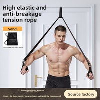 Equipo de entrenamiento de espalda de alta resistencia para dominadas y pulldowns, banda elástica de material PP para desarrollo de pecho, para uso doméstico