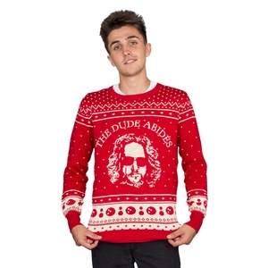 Maglione Natalizio Unisex a Maniche Lunghe con Collo Rotondo, Lavorazione Jacquard, Personalizzabile, Divertente per Coppie, Uomo e Donna - Product Image 6