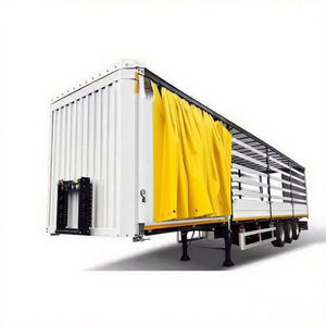 Smart 2/3/4/5 Essieu Côté Rideau Semi Remorque Cargo Remorque Numérique Tendu Rideau Côté Optimisé Cargo Confinement Disposition - Product Image 3