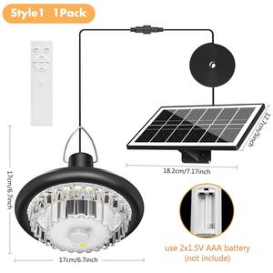 <span class=keywords><strong>Lampadario</strong></span> <span class=keywords><strong>solare</strong></span> impermeabile esterno luce pendente a LED giardino Gazebo cortile decorazione <span class=keywords><strong>solare</strong></span> lampada di cristallo - Product Image 6