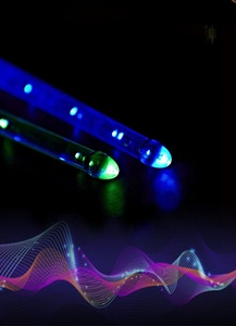 Đa Màu Sáng Trống Thanh 5A LED Ánh Sáng Lên Với Chuyển Đổi <span class=keywords><strong>USB</strong></span> Có Thể Sạc Lại Drumsticks Cho Điện Trống Máy Nghe Nhạc - Product Image 4