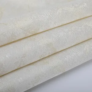 Çin toptan doğal olarak yangına dayanıklı polyester altın özel çiçek jakarlı perde kumaşı